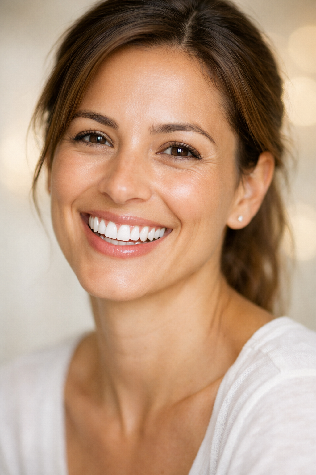 Cosmetic smile makeover results